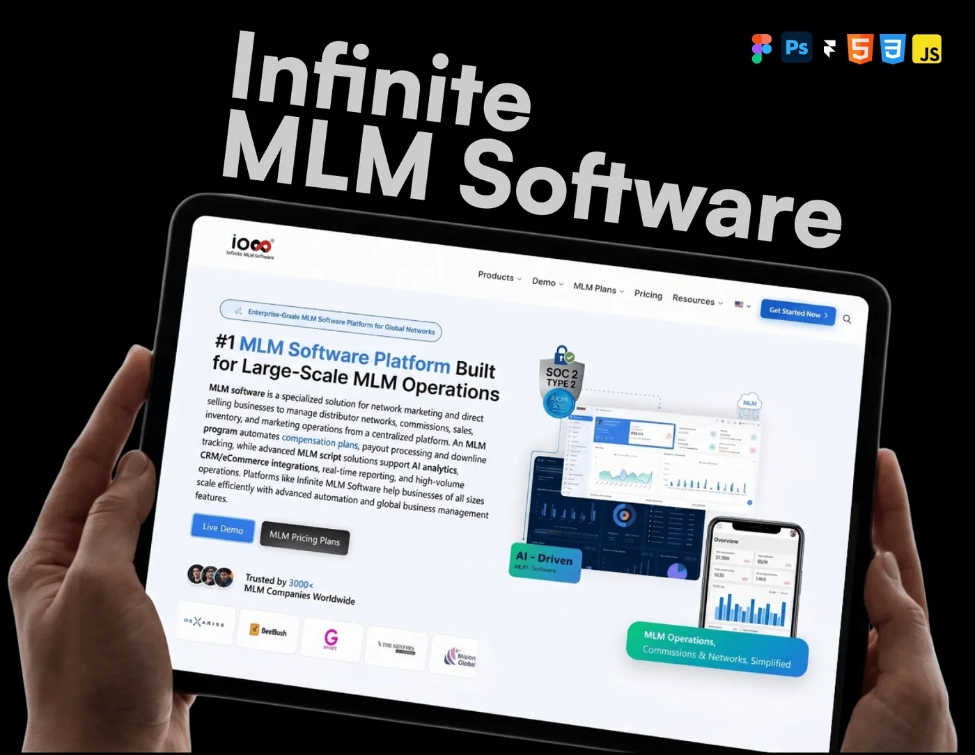IMS – Network Marketing Platform – SaaS Interface, UI Development project by Punya Jayarajan